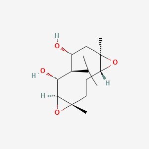 molecular formula C15H26O4 B564847 Epoxyechinadiol CAS No. 102340-75-0