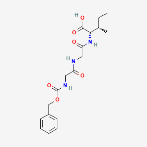 molecular formula C18H25N3O6 B564848 Z-Gly-Gly-Ile-OH CAS No. 102601-54-7
