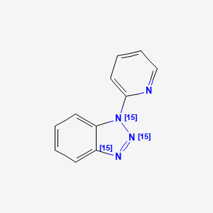 molecular formula C11H8N4 B564859 1-Pyridin-2-ylbenzotriazole CAS No. 1189465-04-0