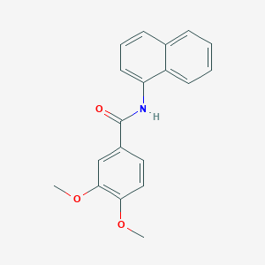 molecular formula C19H17NO3 B5648715 3,4-dimethoxy-N-(naphthalen-1-yl)benzamide 