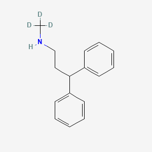 molecular formula C16H19N B564873 N-Methyl-3,3-diphenylpropylamine-d3 CAS No. 1189699-37-3