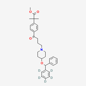 molecular formula C33H39NO4 B564878 Carebastine-d5 Methyl Ester CAS No. 1190019-51-2