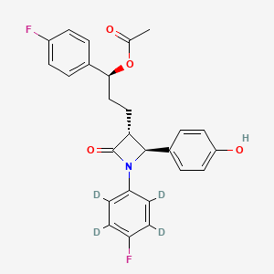molecular formula C26H23F2NO4 B564889 3-O-Acetyl Ezetimibe-d4 CAS No. 1217642-08-4