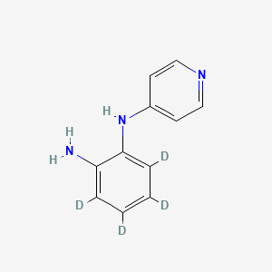 molecular formula C11H11N3 B564899 4-(2-Aminoanilino)pyridine-d4 CAS No. 1189459-85-5
