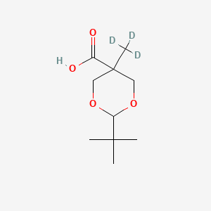 2-tert-Butyl-5-methyl-1,3-dioxane-5-carboxylic Acid-d3