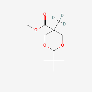 2-tert-Butyl-5-methyl-1,3-dioxane-5-carboxylic Acid Methyl Ester-d3