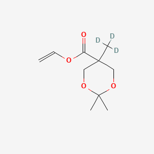 2,2,5-Trimethyl-1,3-dioxane-5-carboxylic Acid Vinyl Ester-d3