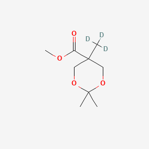 2,2,5-Trimethyl-1,3-dioxane-5-carboxylic Acid Methyl Ester-d3