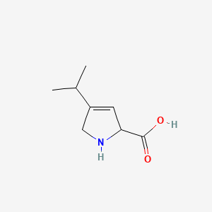 4-(Propan-2-yl)-2,5-dihydro-1H-pyrrole-2-carboxylic acid
