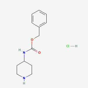 molecular formula C13H19ClN2O2 B564923 Benzyl Piperidin-4-ylcarbamate Hydrochloride CAS No. 207296-89-7