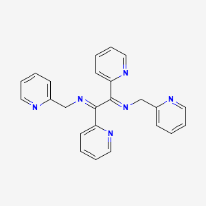 (1E,2E)-1,2-Di(pyridin-2-yl)-N~1~,N~2~-bis[(pyridin-2-yl)methyl]ethane-1,2-diimine