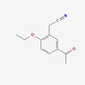 (5-Acetyl-2-ethoxyphenyl)acetonitrile