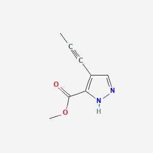 Methyl 4-(1-propyn-1-yl)-1H-pyrazole-3-carboxylate