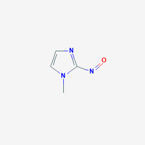 molecular formula C4H5N3O B056497 1-Methyl-2-nitrosoimidazole CAS No. 116169-87-0