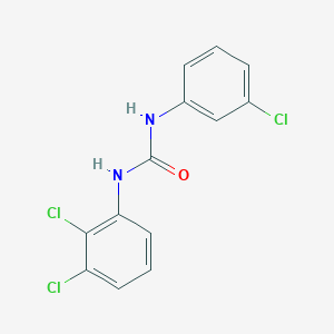 molecular formula C13H9Cl3N2O B5649742 1-(3-Chlorophenyl)-3-(2,3-dichlorophenyl)urea CAS No. 113271-48-0