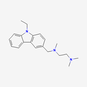 N-[(9-ethyl-9H-carbazol-3-yl)methyl]-N,N',N'-trimethyl-1,2-ethanediamine