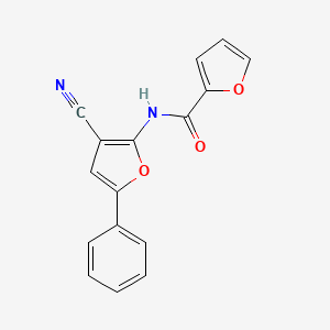 N-(3-cyano-5-phenyl-2-furyl)-2-furamide