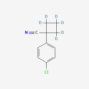 1-(4-Chlorophenyl)cyclobutanecarbonitrile-d6