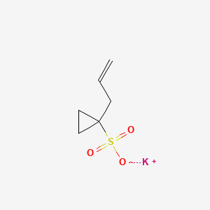 molecular formula C6H9KO3S B564986 1-Allylcyclopropanesulfonic Acid Potassium Salt CAS No. 923032-57-9