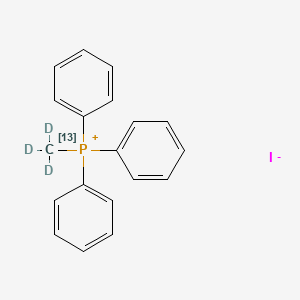 molecular formula C19H18IP B564989 (Methyl)triphenylphosphonium Iodide-d3,13CD3 CAS No. 282107-30-6