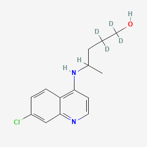 4-[(7-Chloro-4-quinolinyl)amino]-1-pentanol-d4