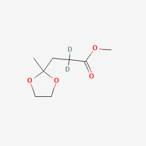 2-Methyl-1,3-dioxolane-2-propanoic Acid Methyl Ester-d2