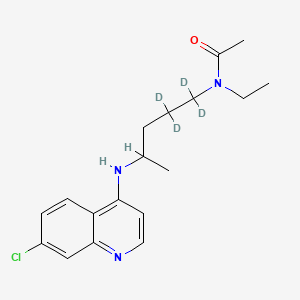 N-Acetyl Desethyl Chloroquine-d4