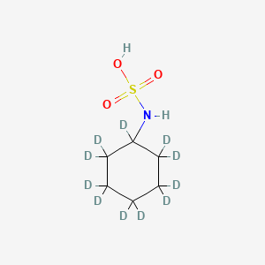 molecular formula C6H13NO3S B565016 Cyclamic Acid-d11 