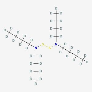molecular formula C16H36N2S2 B565028 Bis(N,N-dibutylamine)-N,N'-disulfide-d36 CAS No. 1216478-97-5