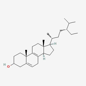 molecular formula C29H48O B565039 Stigmasta-5,8-dien-3-ol CAS No. 570-72-9