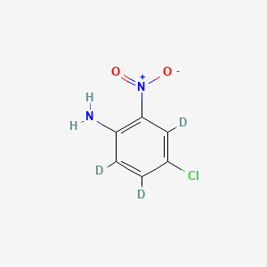 molecular formula C6H5ClN2O2 B565043 4-Chloro-2-nitroaniline-d3 CAS No. 1216515-97-7