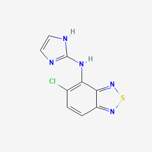 molecular formula C9H6ClN5S B565054 Dehydro Tizanidine CAS No. 125292-34-4