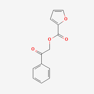 molecular formula C13H10O4 B5650619 phenacyl furan-2-carboxylate CAS No. 107692-59-1