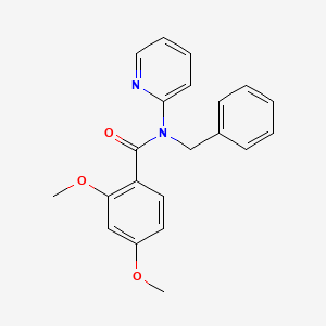 molecular formula C21H20N2O3 B5650673 N-BENZYL-2,4-DIMETHOXY-N-(2-PYRIDYL)BENZAMIDE 