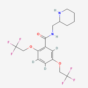 molecular formula C17H20F6N2O3 B565084 Flecainide-d3 CAS No. 127413-31-4