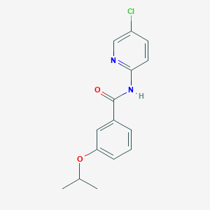 molecular formula C15H15ClN2O2 B5650845 N-(5-chloropyridin-2-yl)-3-(propan-2-yloxy)benzamide 