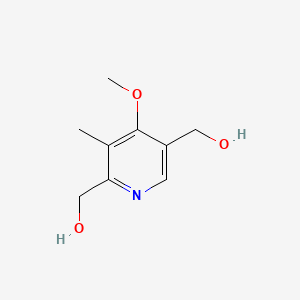 molecular formula C9H13NO3 B565098 2,5-Dihydroxymethyl-4-methoxy-3-methylpyridine CAS No. 120003-76-1