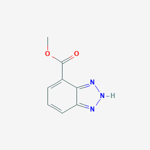 molecular formula C8H7N3O2 B056510 甲基2H-苯并三唑-4-羧酸酯 CAS No. 120723-06-0