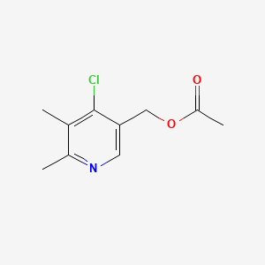 (4-Chloro-5,6-dimethylpyridin-3-yl)methyl acetate