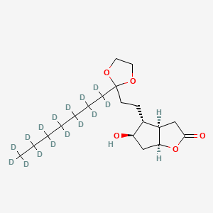 (-)-Corey lactone diol-heptyldioxolane-d15