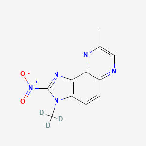 3,8-Dimethyl-2-nitro-3H-imidazo[4,5-F]quinoxaline-d3