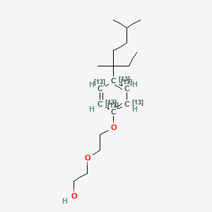 4-(3',6'-Dimethyl-3'-heptyl)phenol diethoxylate-13C6