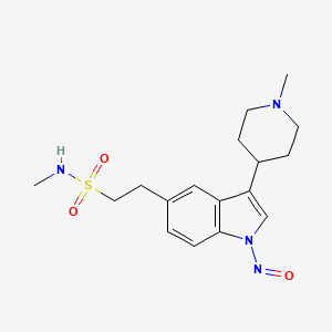 molecular formula C17H24N4O3S B565138 N-(Indole)nitroso Naratriptan CAS No. 1216880-64-6