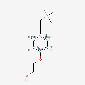 4-tert-Octylphenol monoethoxylate-13C6