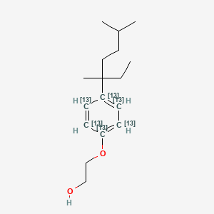 2-[4-(1-Ethyl-1,4-dimethylpentyl)phenoxy]ethanol-13C6