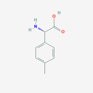 molecular formula C9H11NO2 B056515 (2S)-2-amino-2-(4-methylphenyl)acetic acid CAS No. 119615-71-3