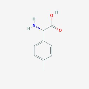 molecular formula C9H11NO2 B056515 (S)-2-amino-2-p-tolylacetic acid CAS No. 119615-71-3