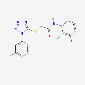 molecular formula C19H21N5OS B5651538 N-(2,3-dimethylphenyl)-2-{[1-(3,4-dimethylphenyl)-1H-tetrazol-5-yl]sulfanyl}acetamide 