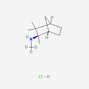 molecular formula C11H22ClN B565158 Mecamylamine-d3 Hydrochloride CAS No. 1217625-71-2