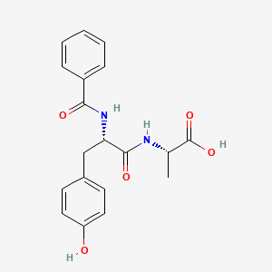 molecular formula C19H20N2O5 B565167 N-(N-Benzoyl-L-tyrosyl)-L-alanine CAS No. 76264-09-0